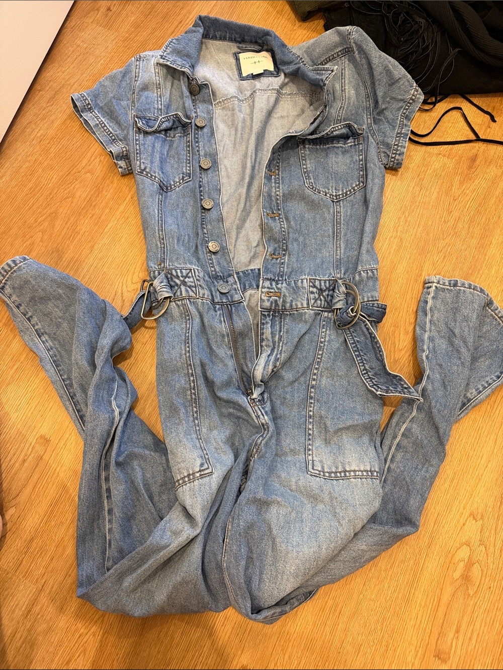 Habitual Light Blue Denim Jumpsuit